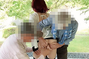 [sissy] When I Was Doing Park Anal Masturbation In The Daytime Two Old Men Helped Me