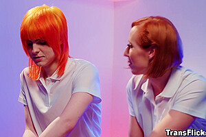 Gets Invited By And - Shiri Allwood, Holly Wood And Jean Hollywood