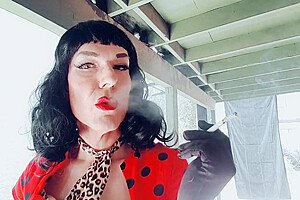 Cd Smoking Rockabilly Pinup With Jennifer Lee