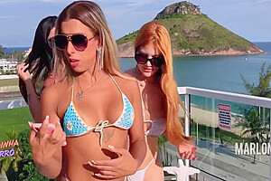 Putaria Na Piscina: Chamei Meu Namorado Pra Comer A Buceta Das Minhas Amigas - Pampam E Maite Sasdelli 16 Min - Marlon Costa