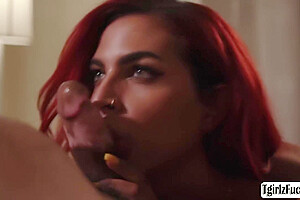 Transsexual Fucks Big Black Cock With Rubi Maxim