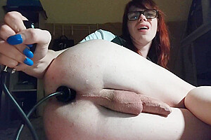 Pump It! Anal Play With An Inflatable Plug