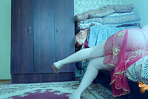 Hot Whit Crossdresser In Belly Dancer Dress Amateur Femboy Sissy Ladyboy