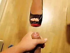 Cum on my sexy wife feet