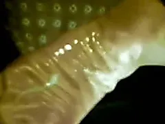 My big jism flow wiped all over her hot petite soles