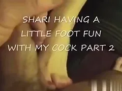 Shari giving foot fun two. U wish to play????