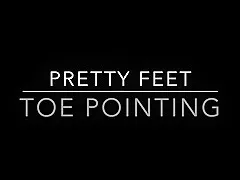 Angel Points Her Toes in Flip Flops