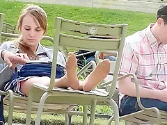 Incredible homemade Foot Fetish, Stockings xxx video