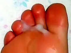Horny homemade Cumshot, Foot Fetish adult video