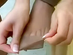 Gorgeous babe sucks a dick like a pro whilst smoking a cig