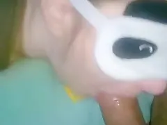 tied blowjob deepthroat