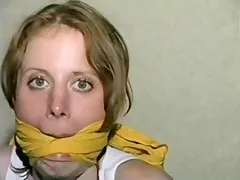 Girl Tries Out Different Gags