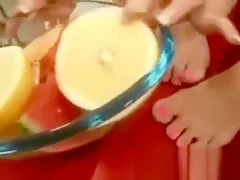 Seductive Foot Fetish teen 18+ Wild Porno