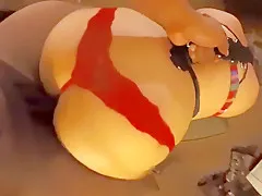 Sexy Ebony Babe Getting Facial