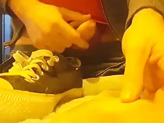 Cum on Step daughters well worn school converse