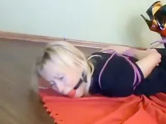 Solo busty tart masturbating