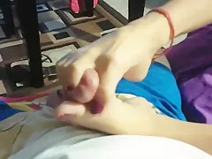 XAM - Sexy Asian Girlfriend Footjob (CS)