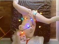 Creamy Christmas Masturbation Orgasm