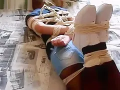 girl tight tied up