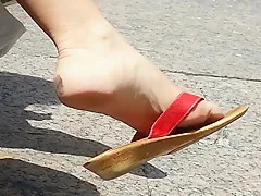 Mature Lady Shoeplay