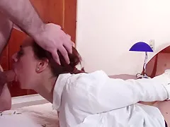 Punished Redhead teen 18+ Hogtied, Mouth Taped, Gagged and Fucked