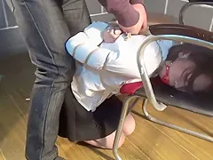 Chinese OL tight hogtied