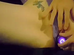 Close Up Sceaming Orgasms from Vibrator and Begging to Stop