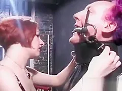 Nasty Redhead Mistress Gets This Man