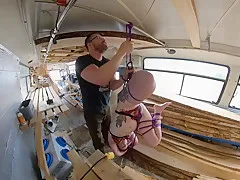 Single leg futo finger fuck with squirt