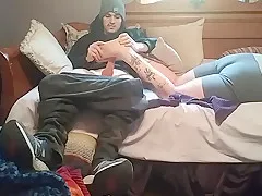 Fucking him with my feet