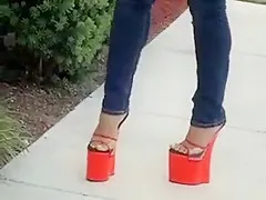 Heidicox Ebony Fetish Feet That Are 10min Dildo Footjob