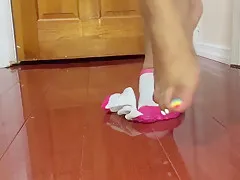 Indiangyal stinky sweaty sock removal