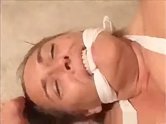MiLF is tied up with ropes and gagged