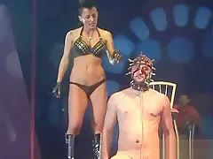 needle - fetish show on stage