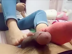 Sweet teen 18+ shoe and footjob