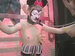 FrenzyBDSM Mature Domina Using Clamps and Chains