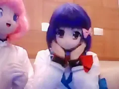 2 kigurumi bondage (no sound)