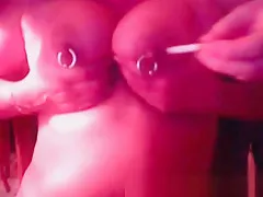 My Sexy Piercings Sexy Pierced and stretched nipples