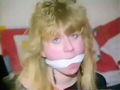 Blonde Tied To Chair