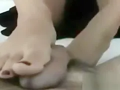 Shy Woman With Great Feet Point Of View