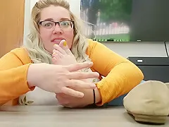 SLT Just Can't Stip Sucking her Toes