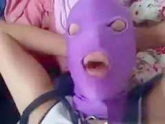 my tied slave feeded with masters milk