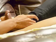 She took her socks off and I couldn't resist...