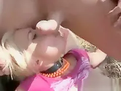 Blonde Outdoor Bondage