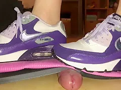 Cock trample under mat