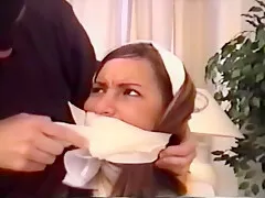 Girl In Fetish Uniform Uses Strapon To Fuck Her Bf