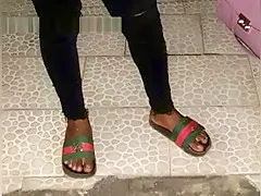 Pretty African girls feet