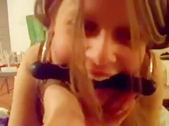 my slut humiliated in front of a friend