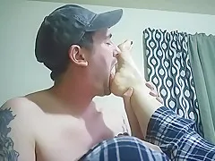 foot worshiping Jayna's sexy feet 1