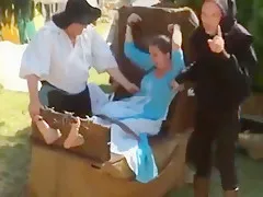 Renfare Girl Tickle Tortured (bare feet Tickling)